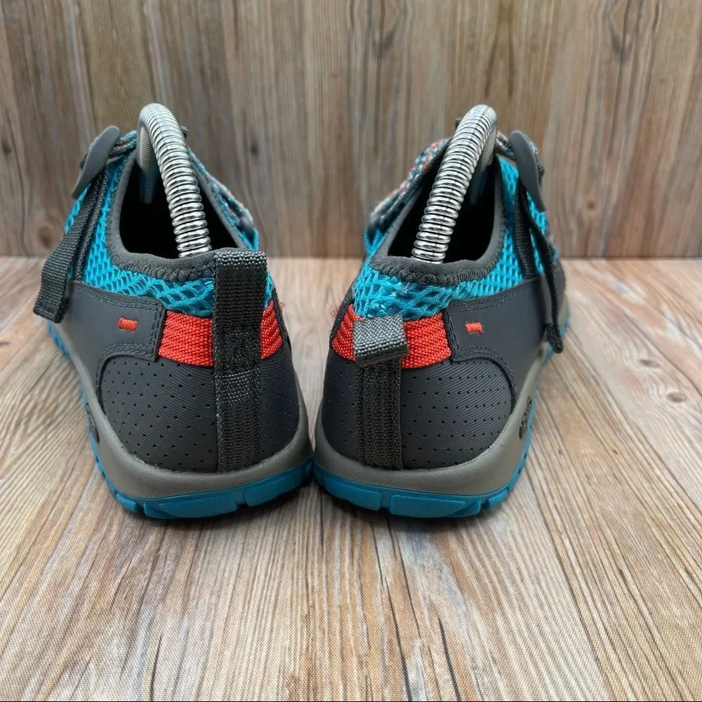 Chaco Kids Unisex Sport Hiking Water Sandals Shoes Blue Gray Size 6